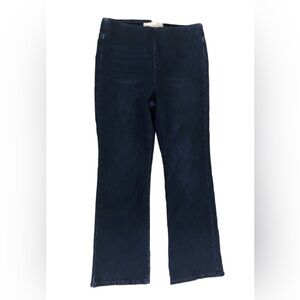 Soft Surroundings The Ultimate Denim Pull-On Bootcut Jean Size M Dark Denim